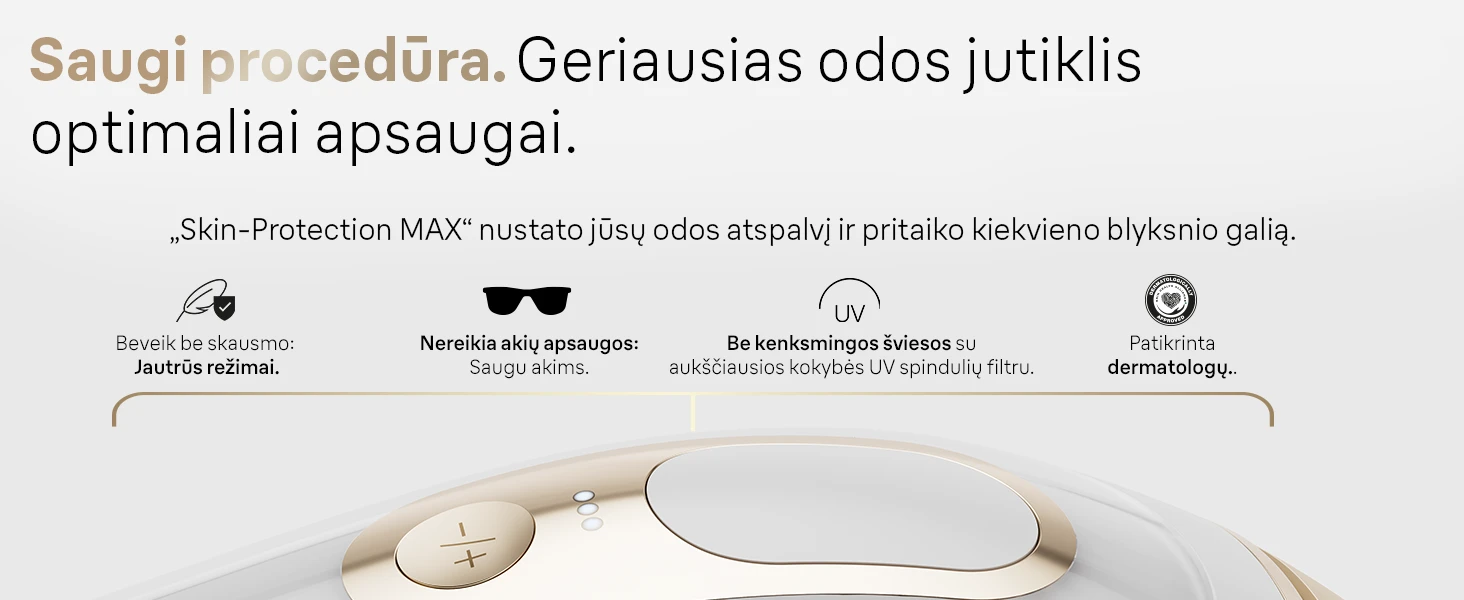 Braun PL5242 Silk-expert Pro 5 IPL Fotoepiliatorius aprašymas - Prekės nuotrauka