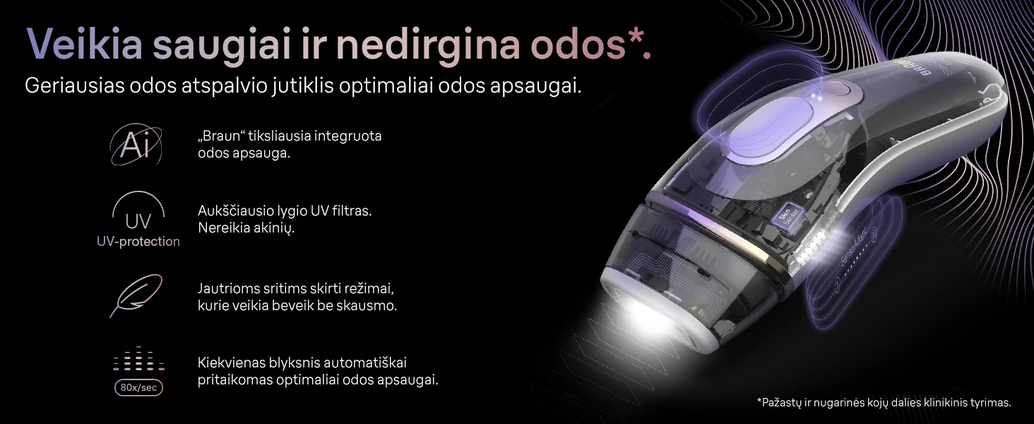 Fotoepiliatorius Braun PL7147 Skin i·expert Pro7 IPL aprašymas - Prekės nuotrauka