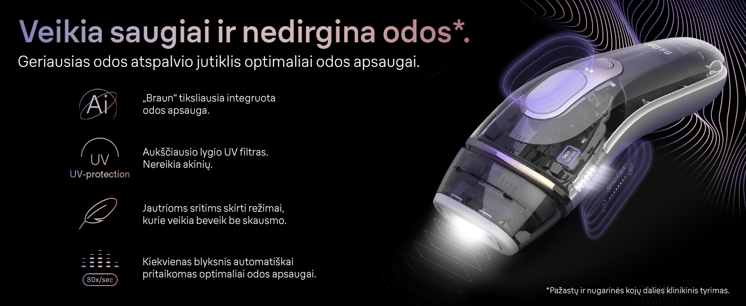 Braun PL7257 Skin i·expert Pro7 IPL Fotoepiliatorius aprašymas - Prekės nuotrauka