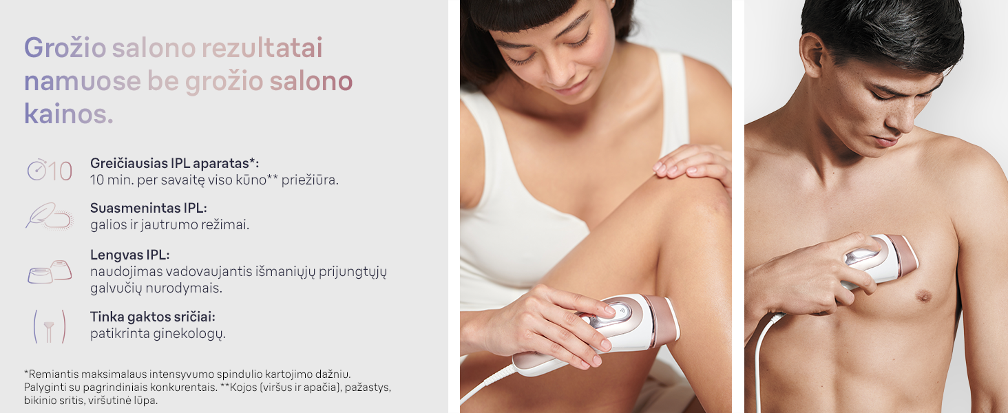 Braun PL7257 Skin i·expert Pro7 IPL Fotoepiliatorius aprašymas - Prekės nuotrauka