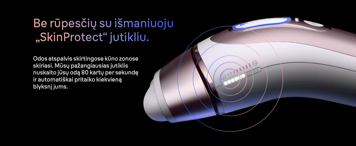 NAUJIENA Braun PL7321 Skin i·expert Pro7 IPL Fotoepiliatorius - Išmanioji alternatyva lazeriui. aprašymas - Prekės nuotrauka