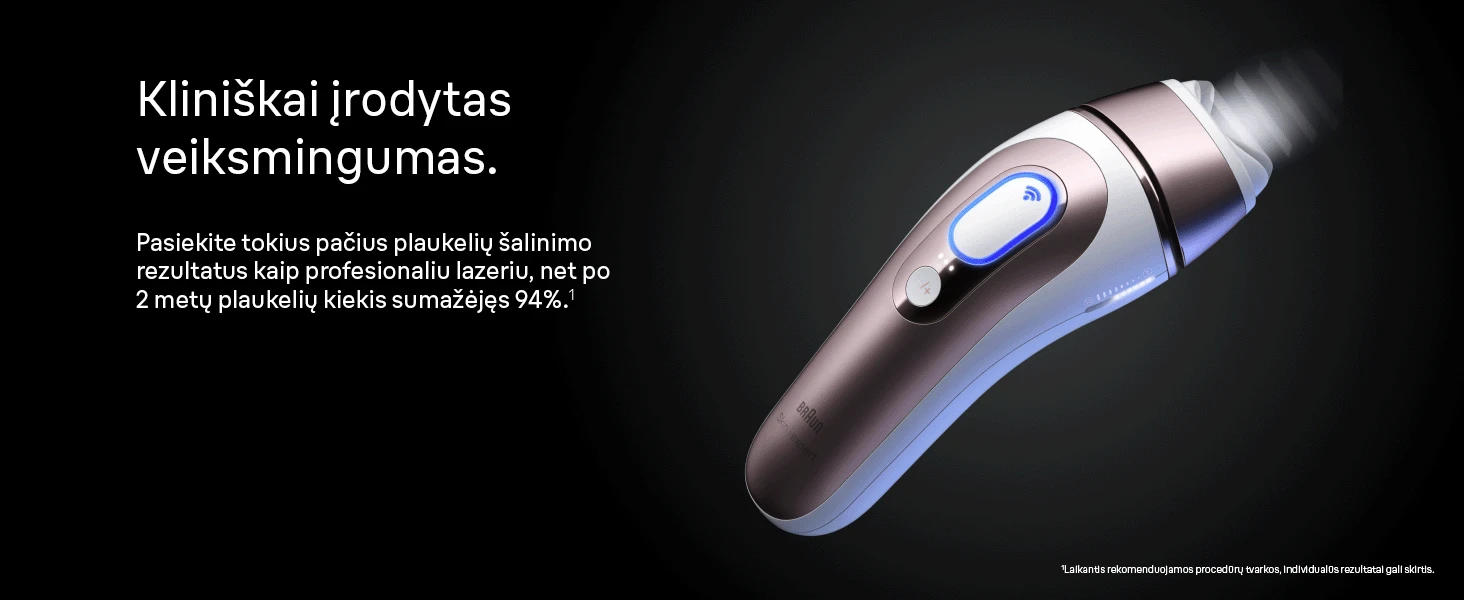 NAUJIENA Braun PL7321 Skin i·expert Pro7 IPL Fotoepiliatorius - Išmanioji alternatyva lazeriui. aprašymas - Prekės nuotrauka