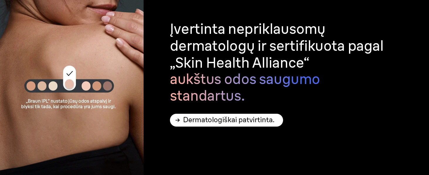 NAUJIENA Braun PL7321 Skin i·expert Pro7 IPL Fotoepiliatorius - Išmanioji alternatyva lazeriui. aprašymas - Prekės nuotrauka
