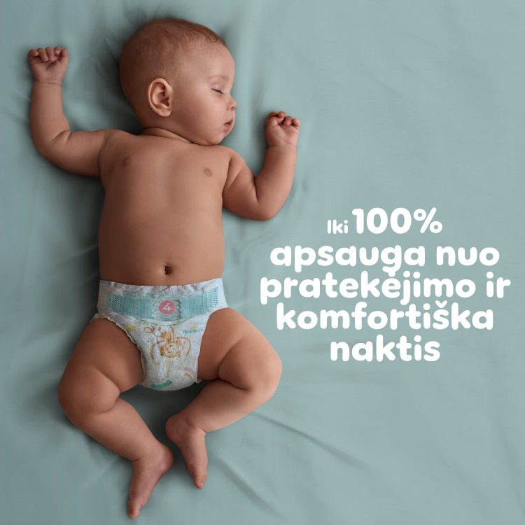 Sauskelnės Pampers Active Baby, 4 Dydis, 9–14kg, 180 vnt. aprašymas - Prekės nuotrauka