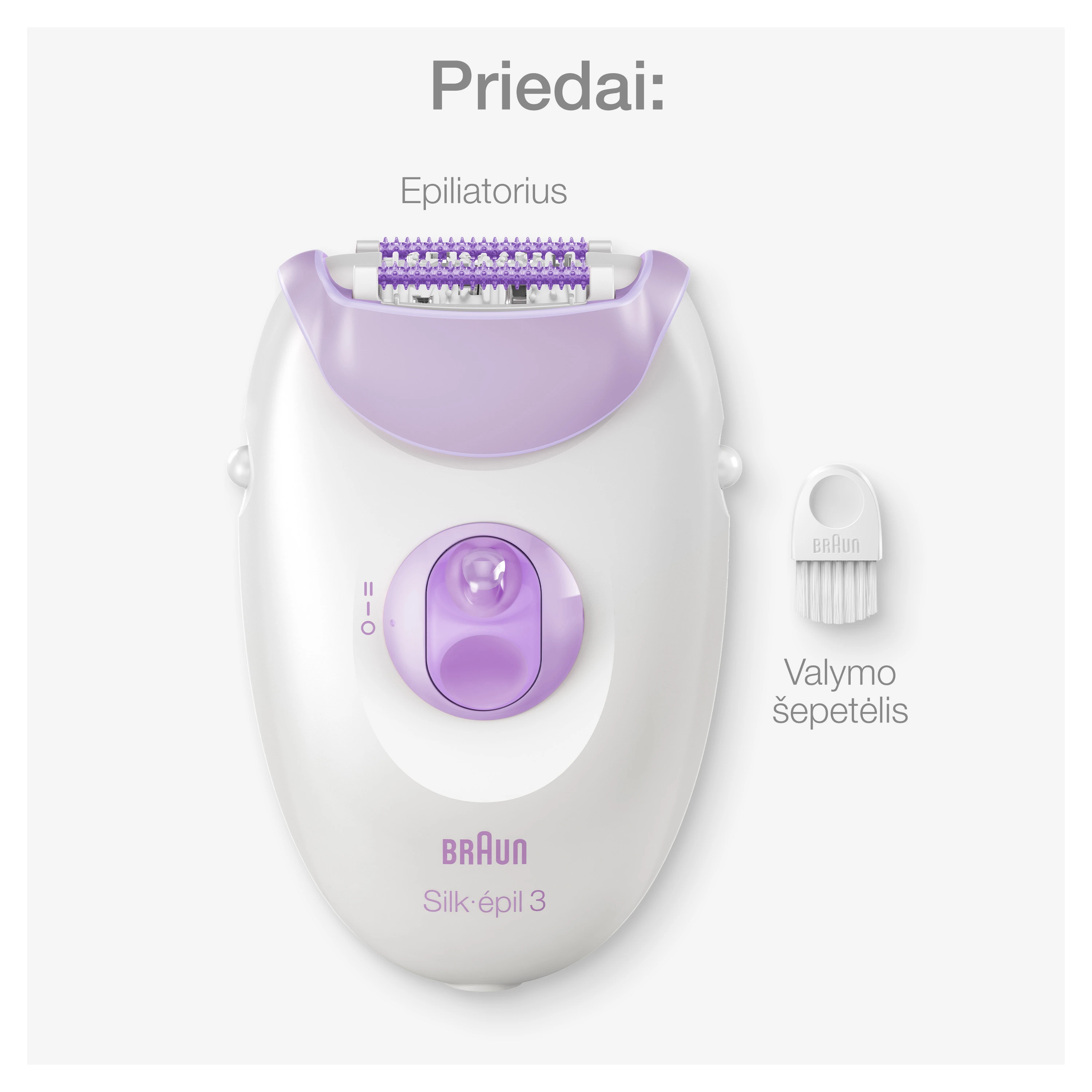 Epiliatorius Braun Silk-épil 3 3-000 aprašymas - Prekės nuotrauka