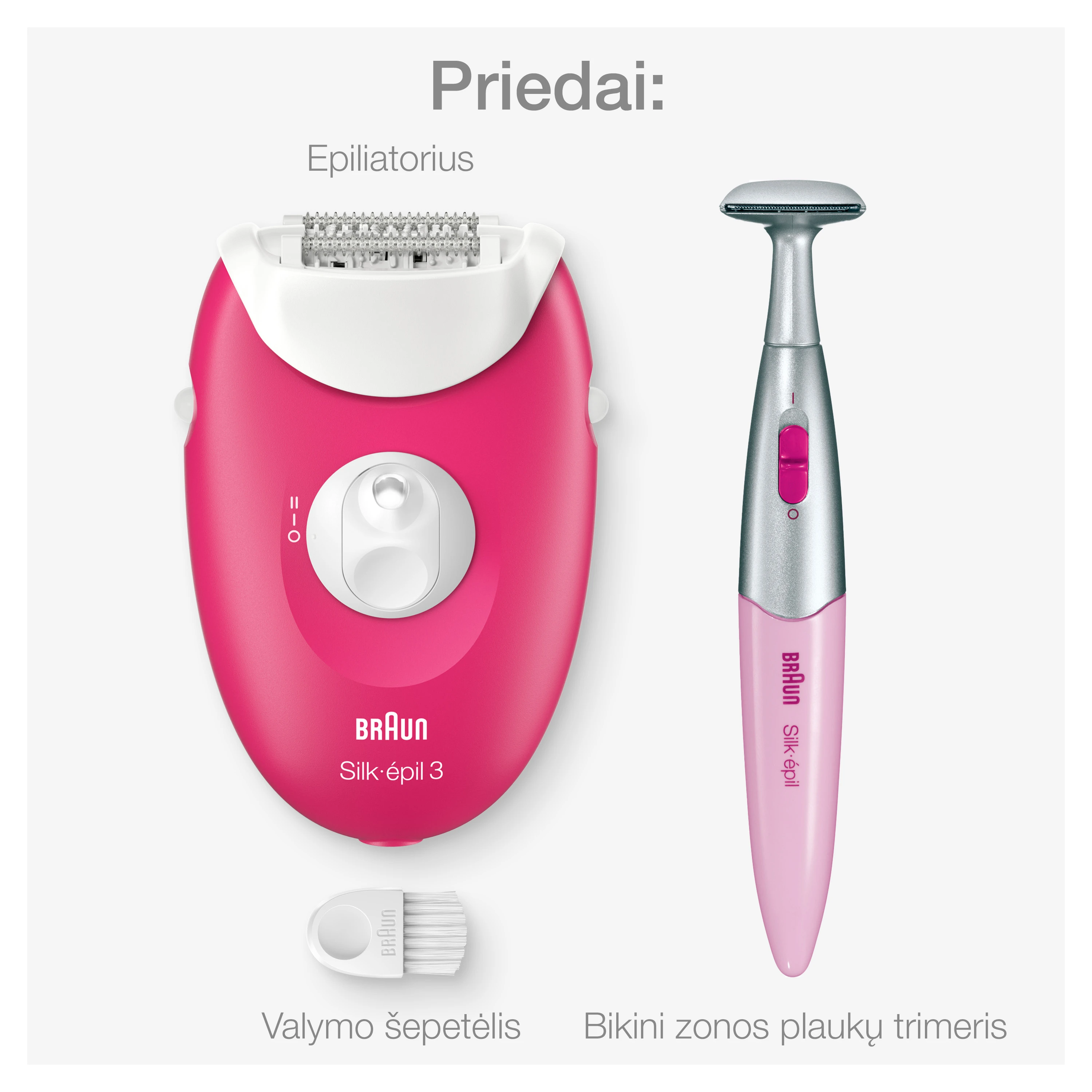 SE3-202 Braun Silk•épil 3 Epiliatorius aprašymas - Prekės nuotrauka