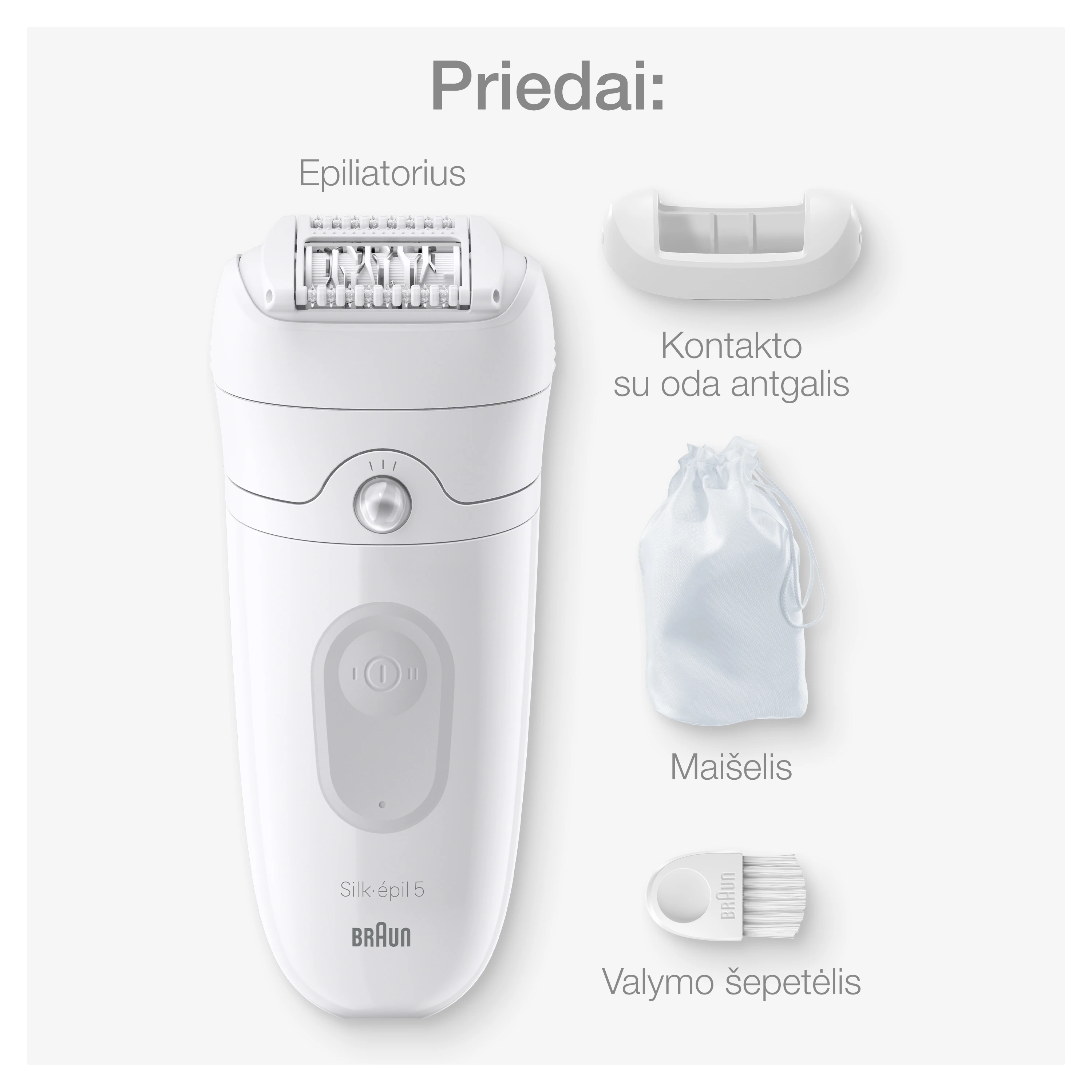 SE5-011 Braun Silk•épil 5 Epiliatorius aprašymas - Prekės nuotrauka