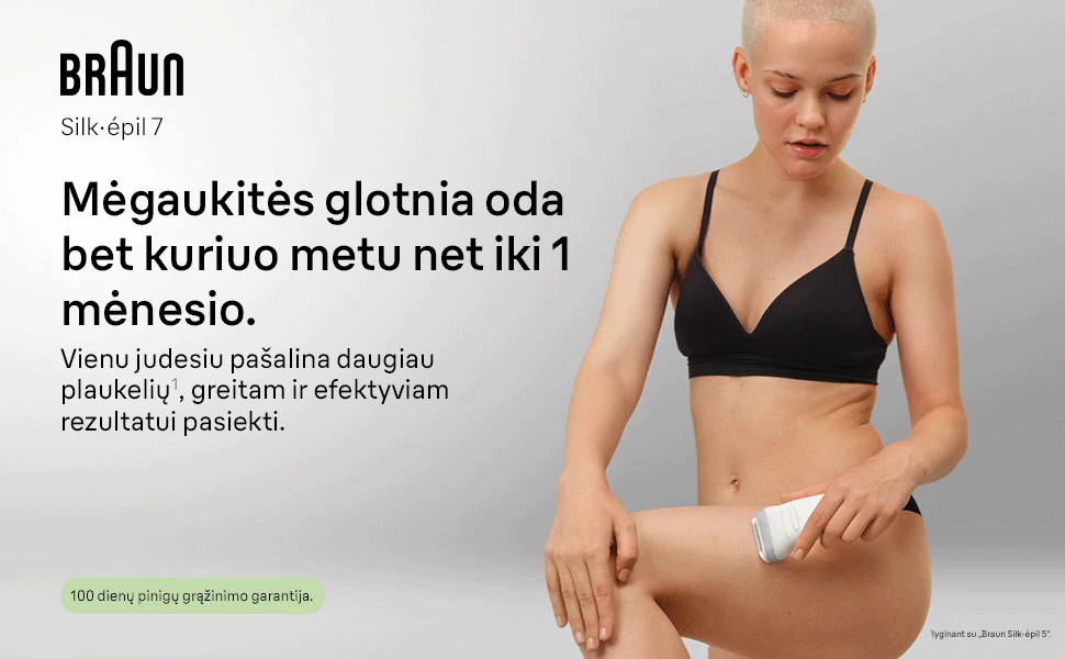 SE7-000 Braun Silk•épil 7 Epiliatorius aprašymas - Prekės nuotrauka