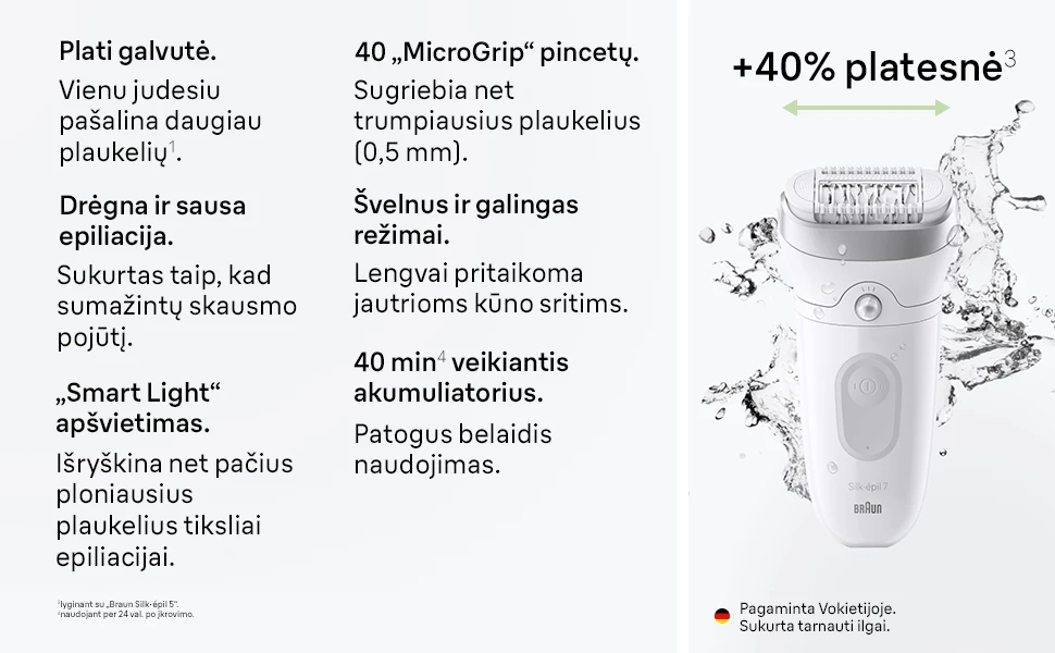 SE7-041 Braun Silk•épil 7 Epiliatorius aprašymas - Prekės nuotrauka