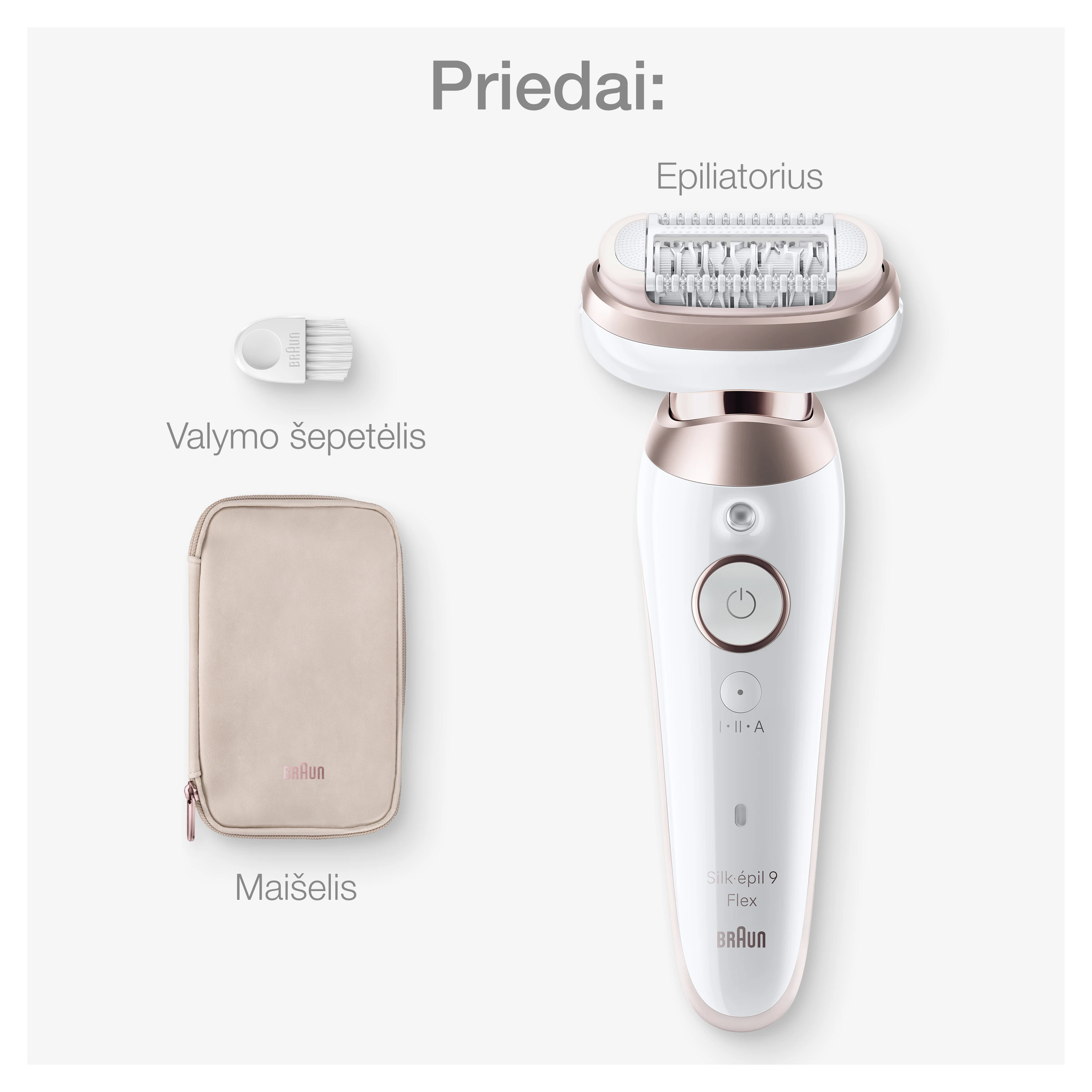 Epiliatorius Braun Silk-épil 9-000 aprašymas - Prekės nuotrauka