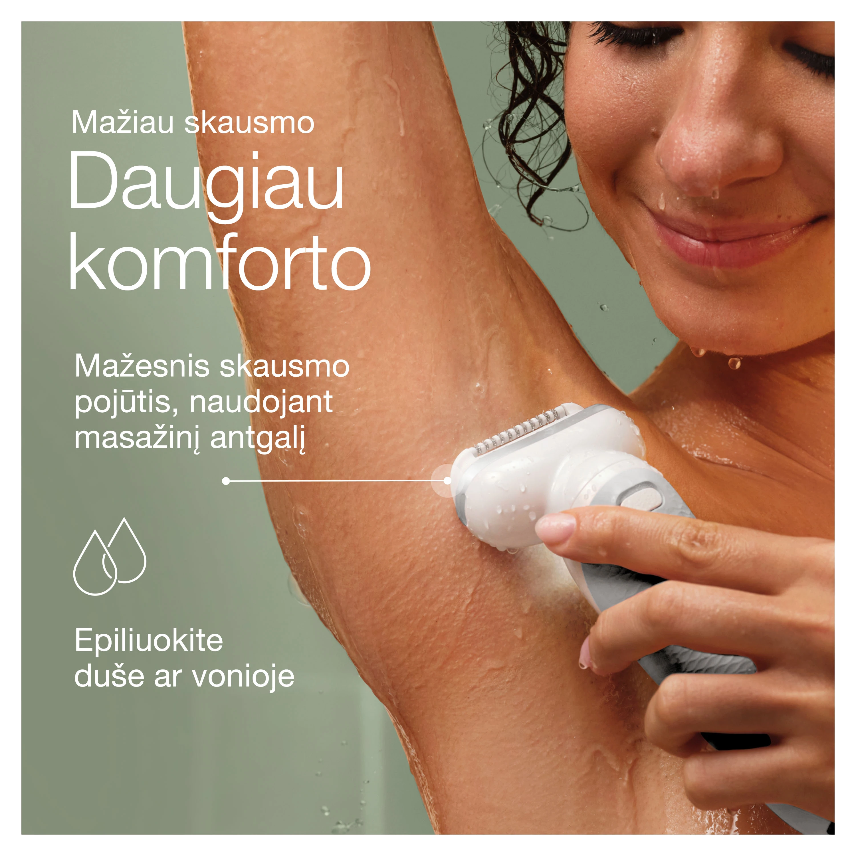 Epiliatorius SES9-341 Braun Silk•épil + FS1000 mini skustuvas aprašymas - Prekės nuotrauka
