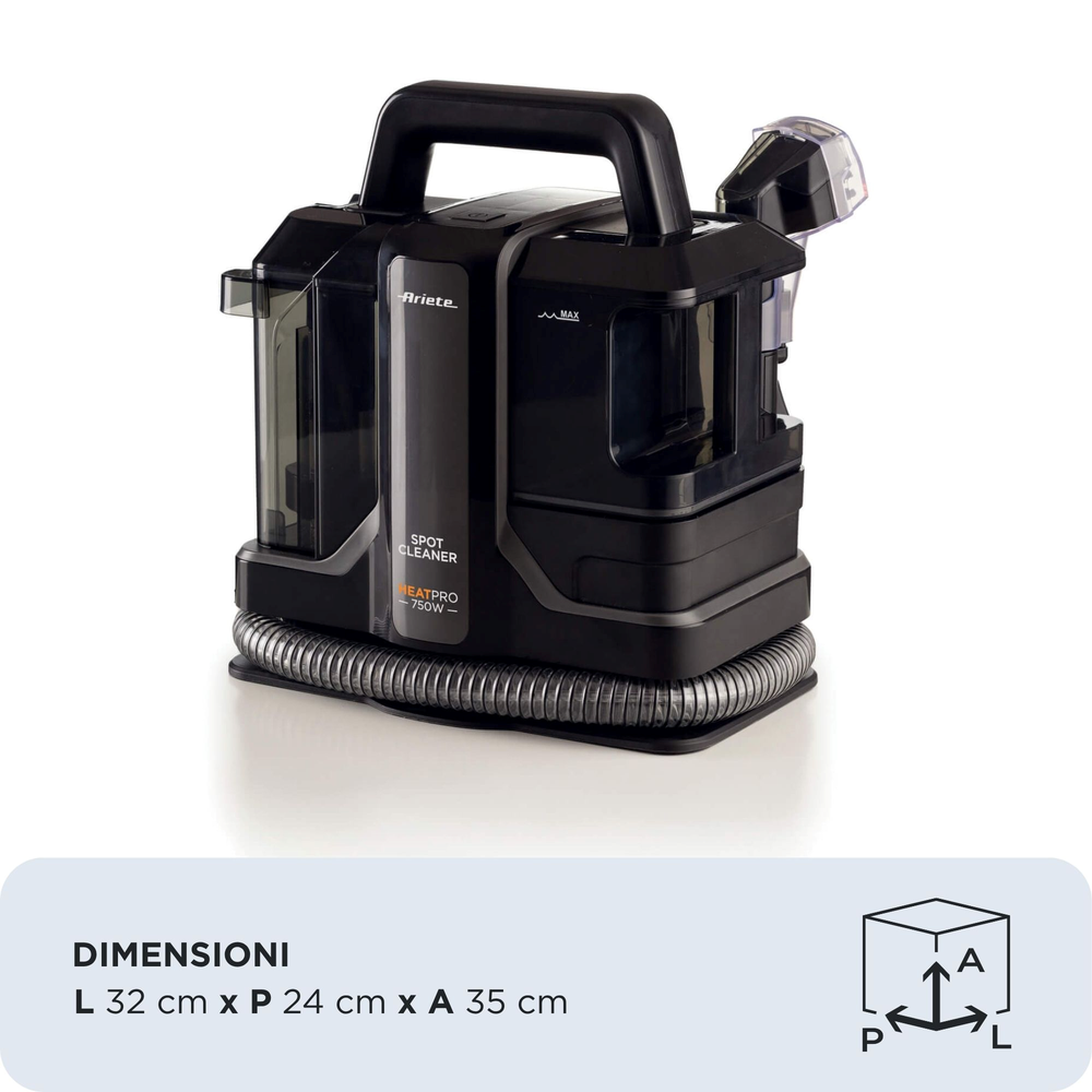 2482 Ariete Spot Cleaner Heat Pro 750W Kilimų ir apmušalų valytuvas