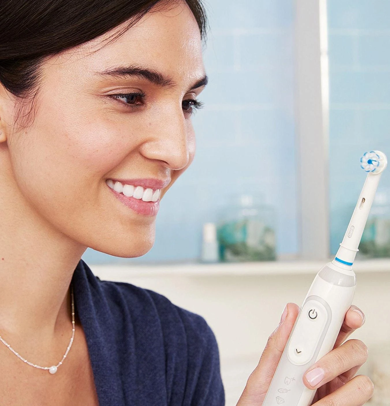 EB60-4 Braun Oral-B SENSI Labai labai plonos Elektrinio Dantų Šepetėlio Galvutės