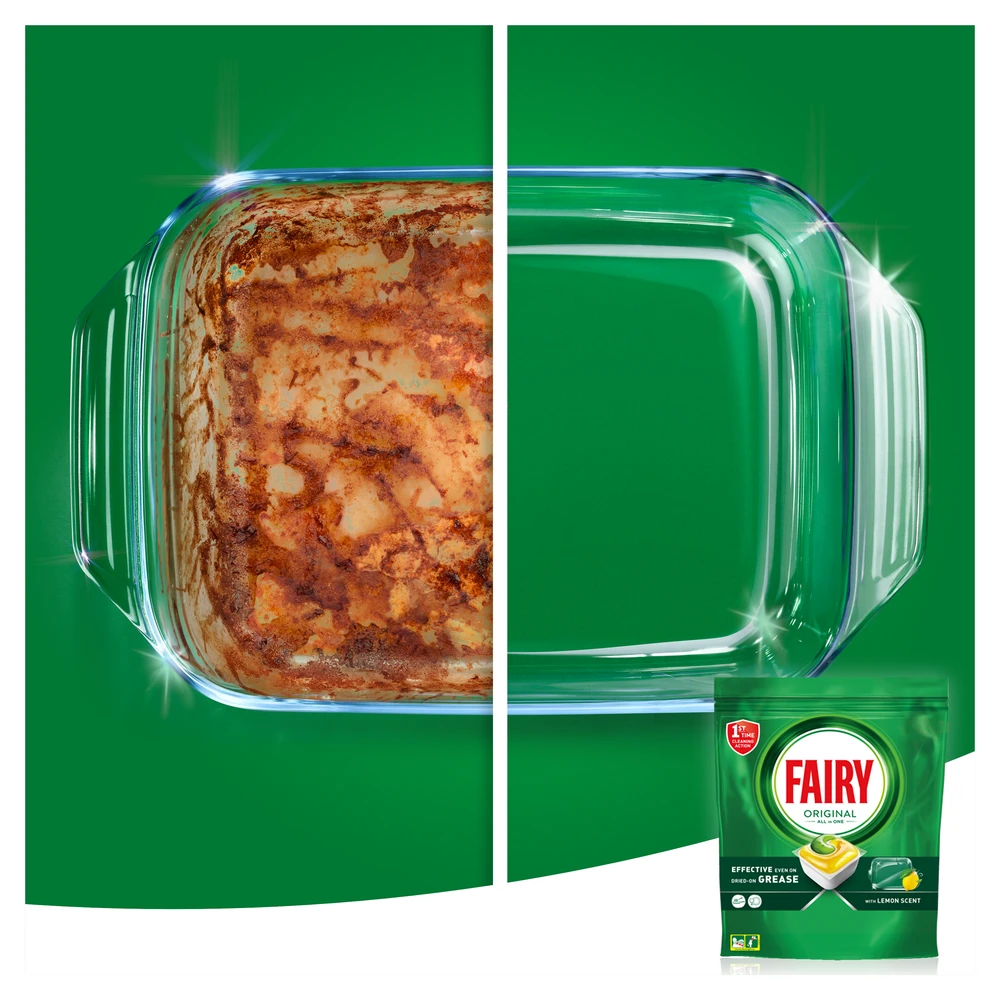 Indaplovių tabletės Fairy Platinum All In One Lemon, 116 vnt., citrinų kvapo