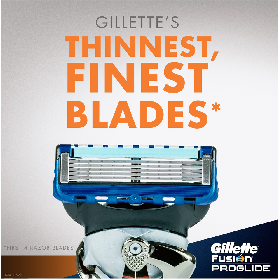 Gillette Fusion Proglide Keičiamosios Skutimosi Galvutės 4 Vnt