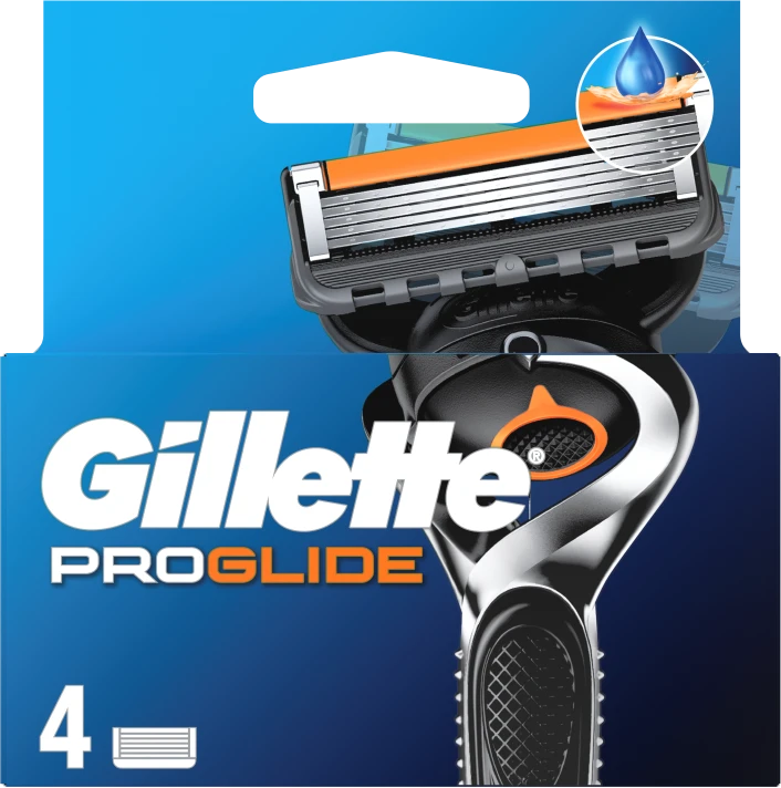Gillette Fusion Proglide Keičiamosios Skutimosi Galvutės 4 Vnt