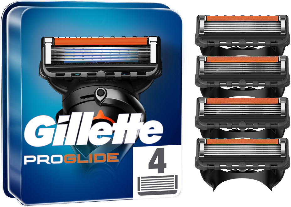 Gillette Fusion Proglide Keičiamosios Skutimosi Galvutės 4 Vnt