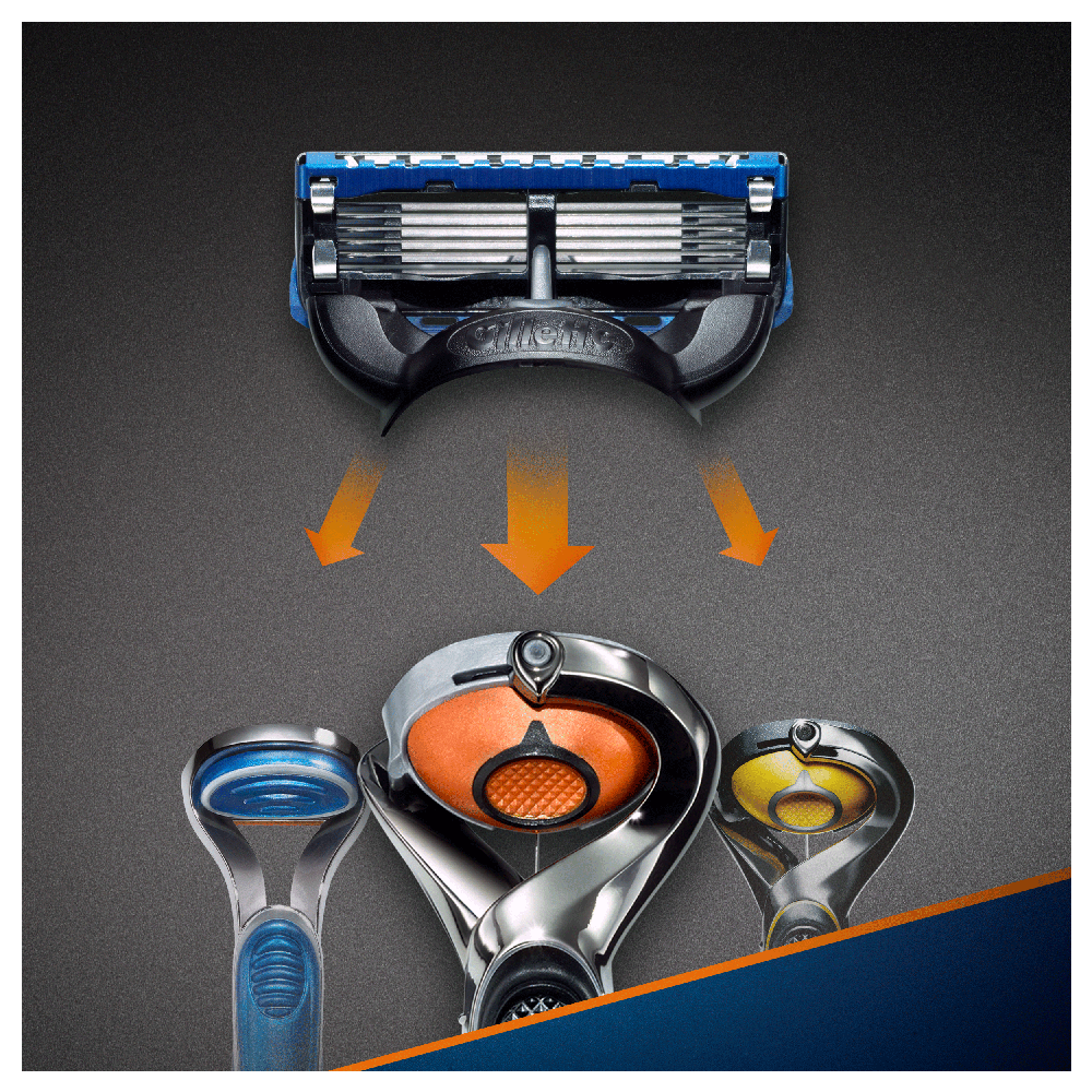 Gillette Fusion Proglide Keičiamosios Skutimosi Galvutės 4 Vnt