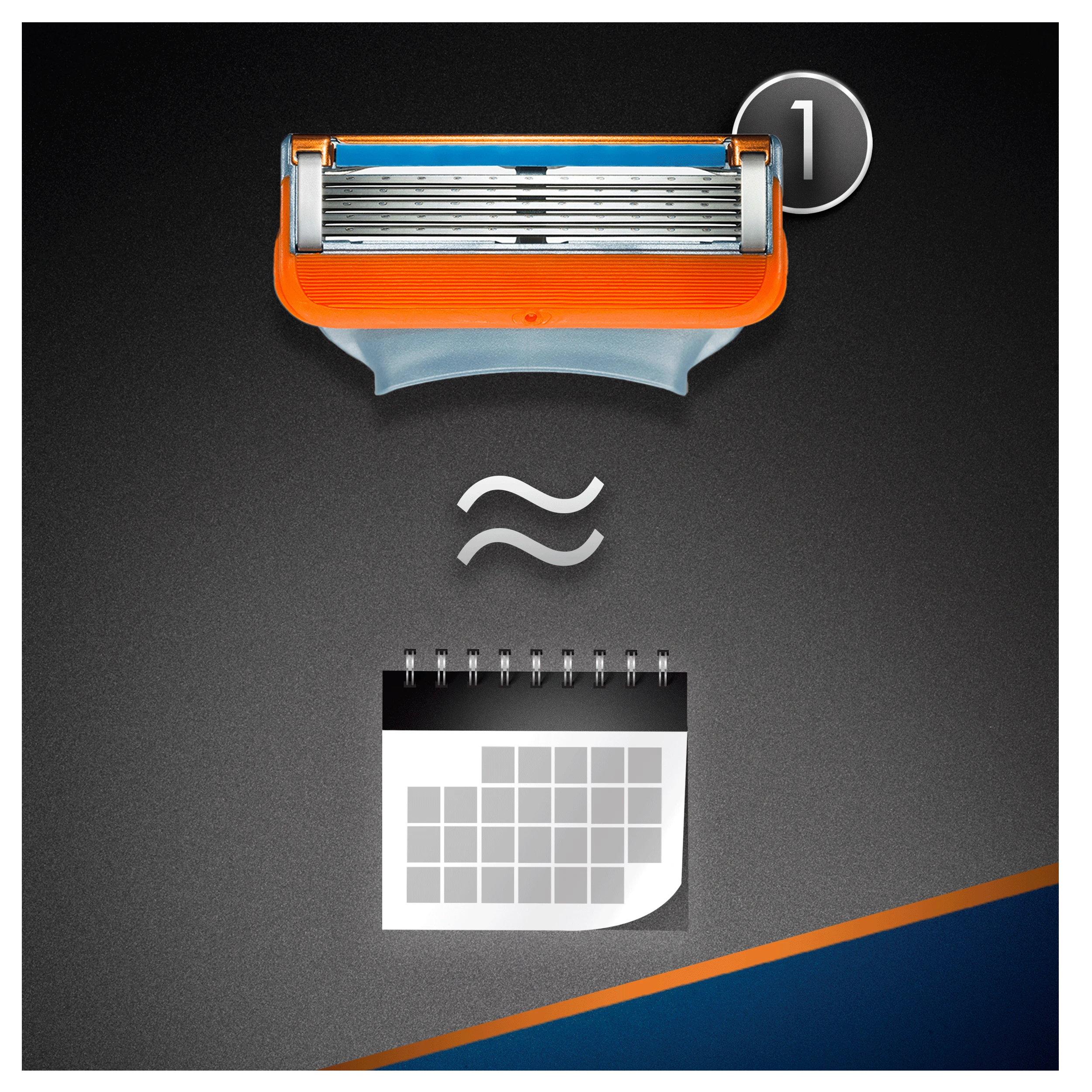 Gillete Skustuvo galvutės GILLETTE FUSION Power, 4 vnt.
