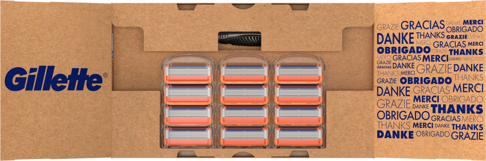 Gillette Fusion5 Power Skustuvas Vyrams + 12 Skutimosi Galvučių