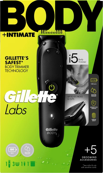 Gillette Labs Body & Intimate Kirptuvas