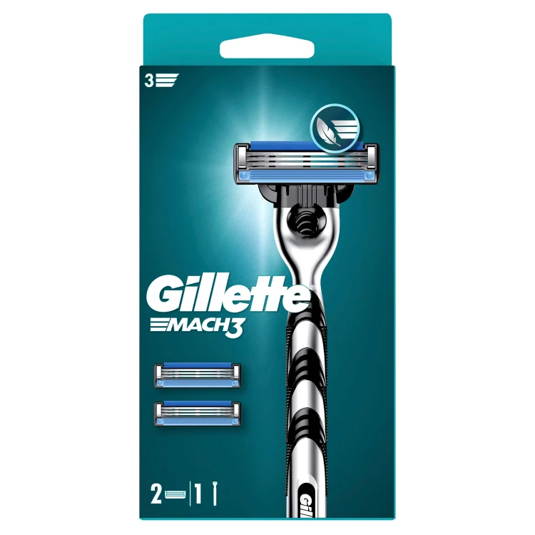 Gillete Skustuvas Gillette MACH3, 2 galv.