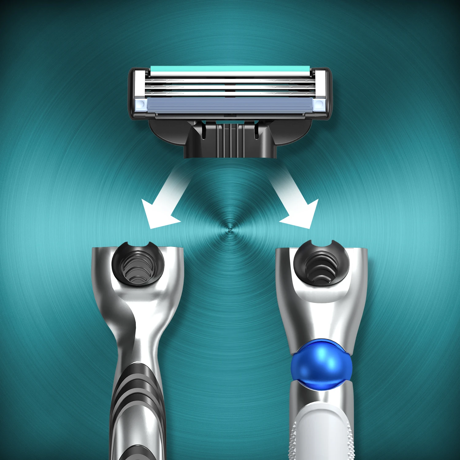 Skustuvo galvutės Gillette MACH3, 8 vnt.