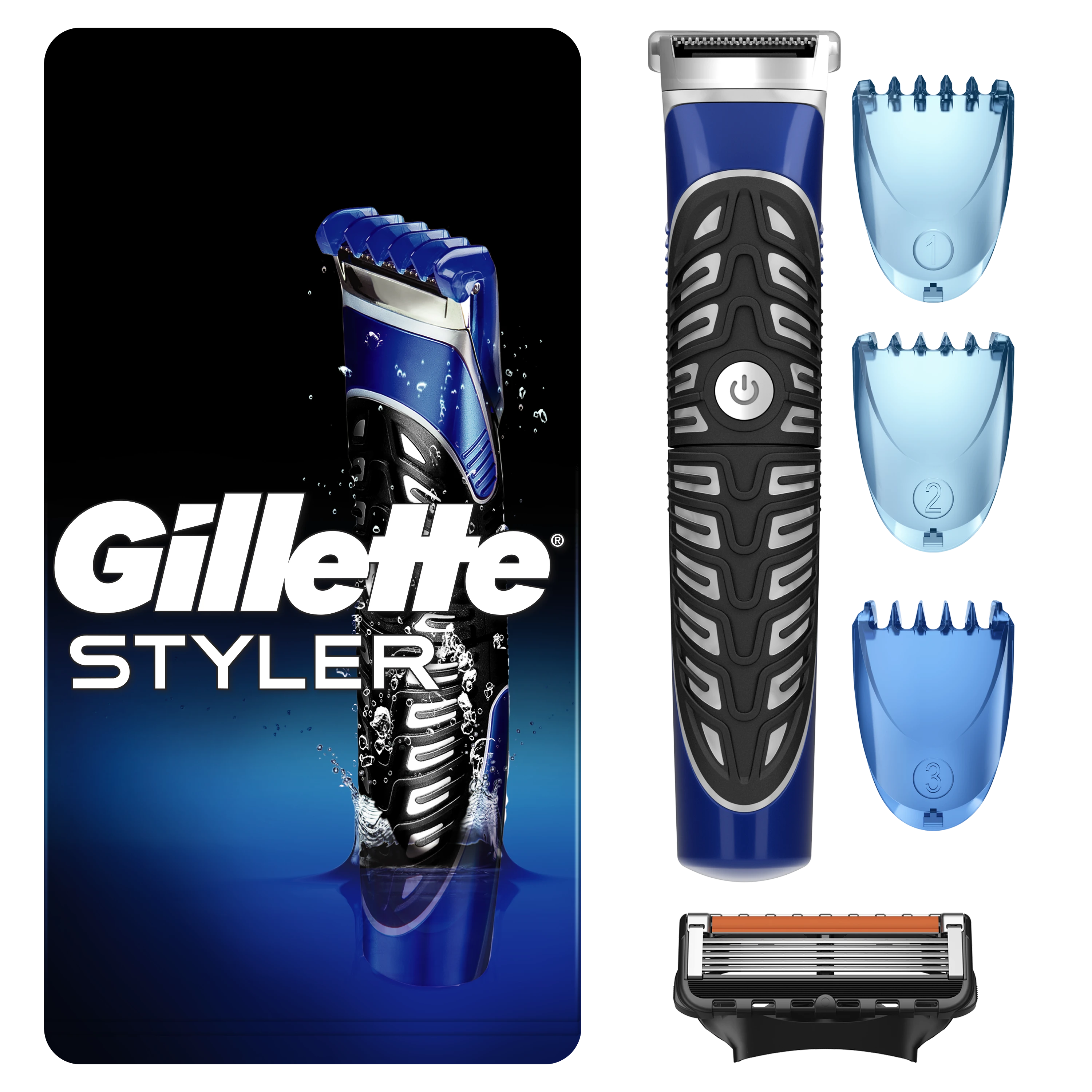 Gillete Skustuvas Gillette FUSION Proglide Power su kirpikliu
