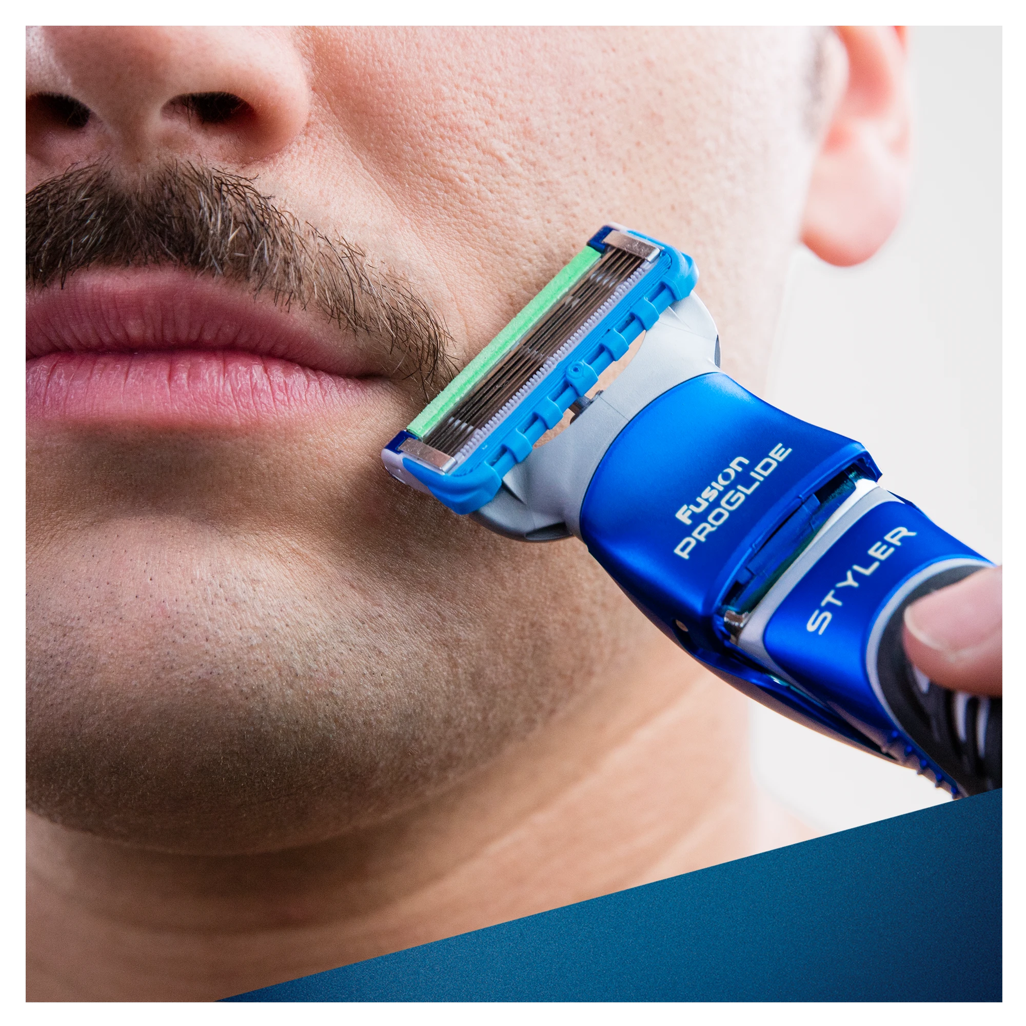 Gillete Skustuvas Gillette FUSION Proglide Power su kirpikliu