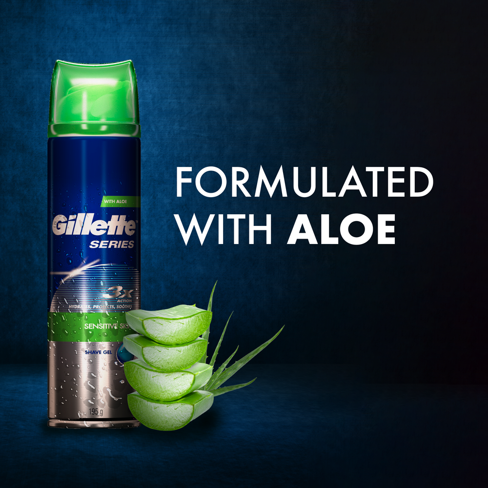 Gillette Series Raminamoji Skutimosi Želė Su Alaviju, 200ml