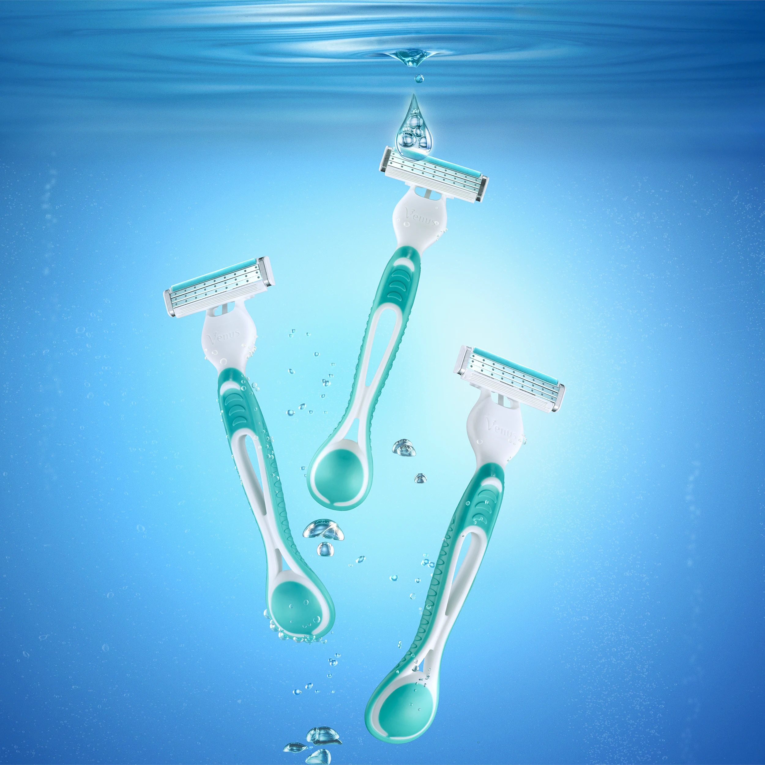 Gillette Venus 3 Sensitive Vienkartiniai Skustuvai Moterims, 6, Vnt. Pakuotė