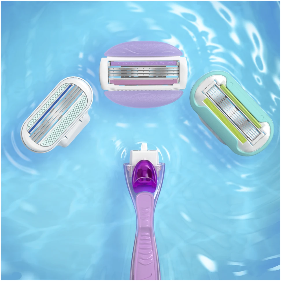 Gillette Venus ComfortGlide Breeze Skustuvas + Galvutės 2 vnt