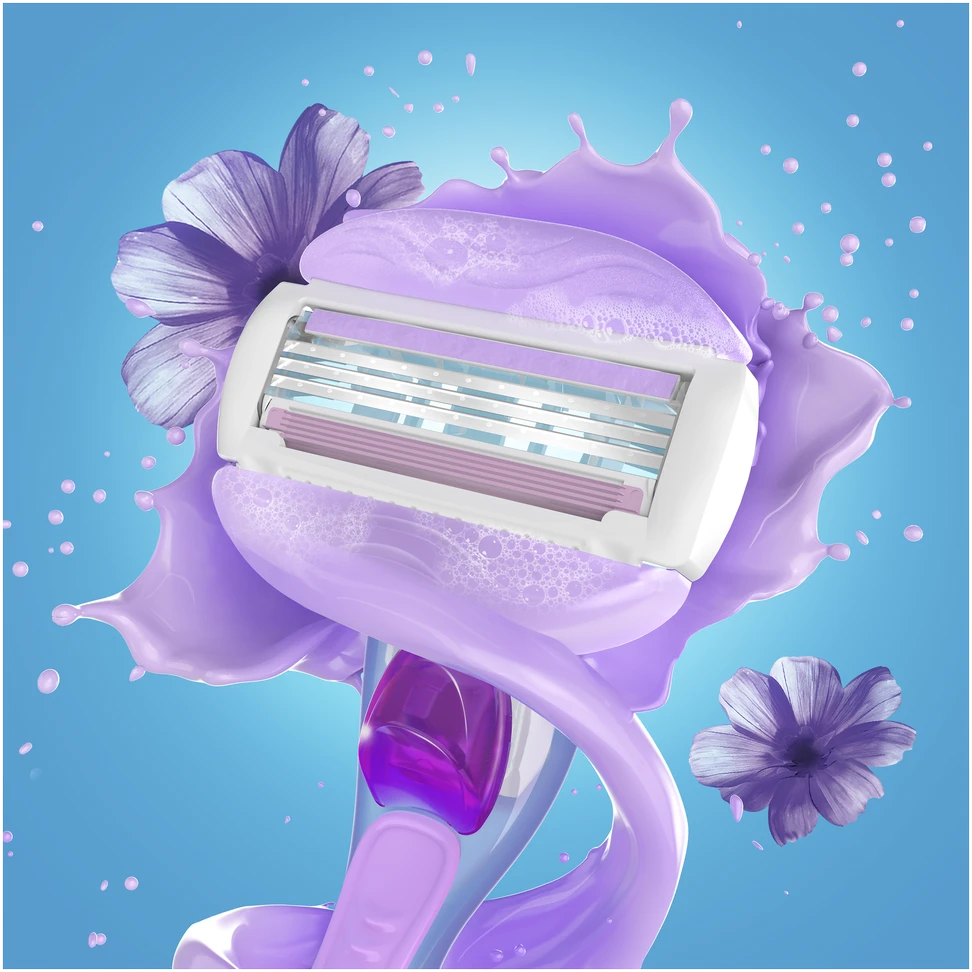 Gillette Venus ComfortGlide Breeze Skustuvas + Galvutės 2 vnt