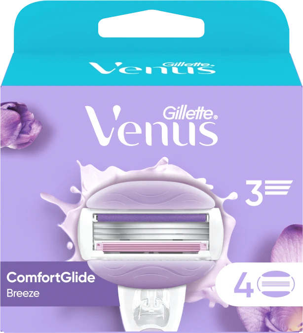 Gillette Skustuvo galvutės VENUS Breeze, 4 vnt.