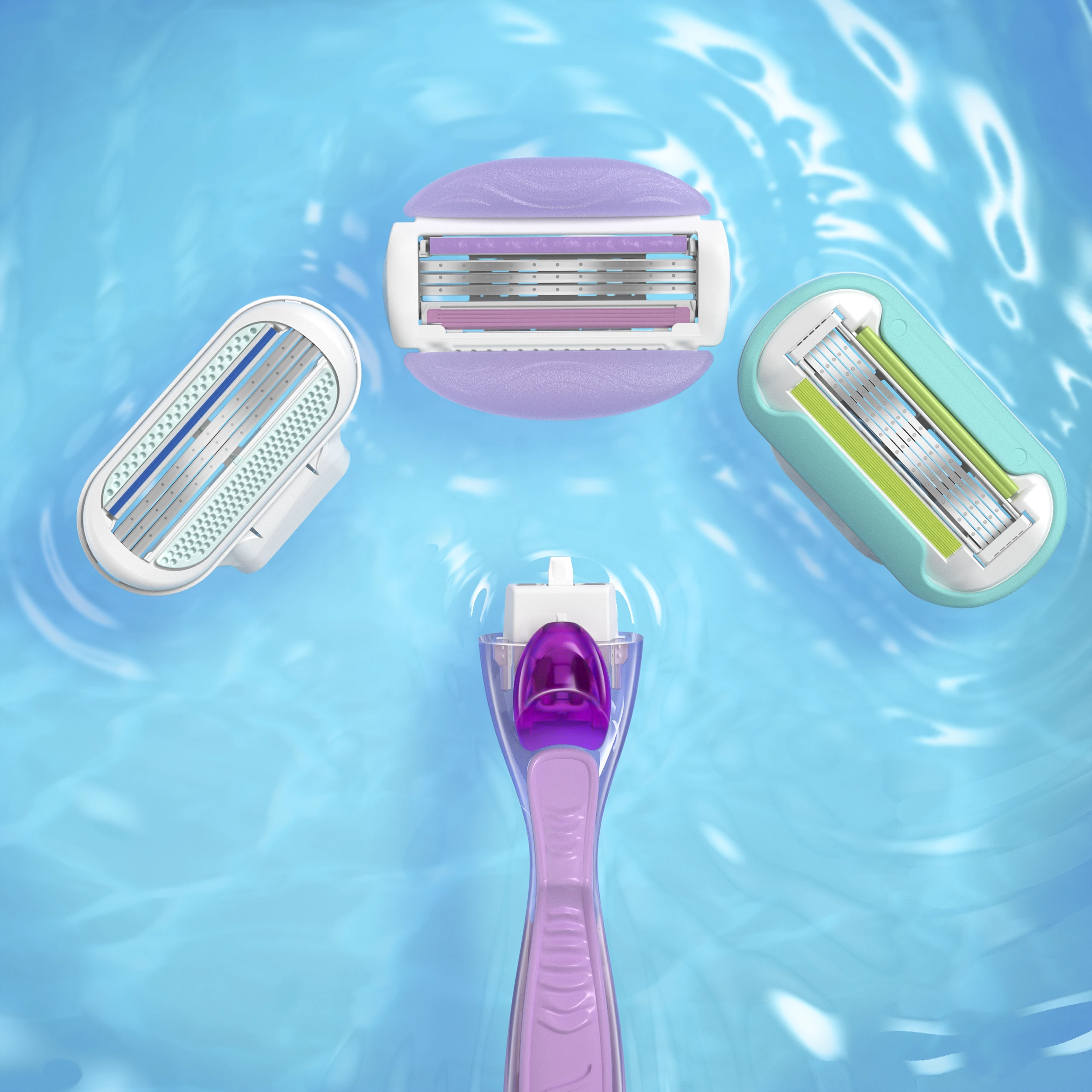 Gillette Skustuvo galvutės VENUS Breeze, 4 vnt.