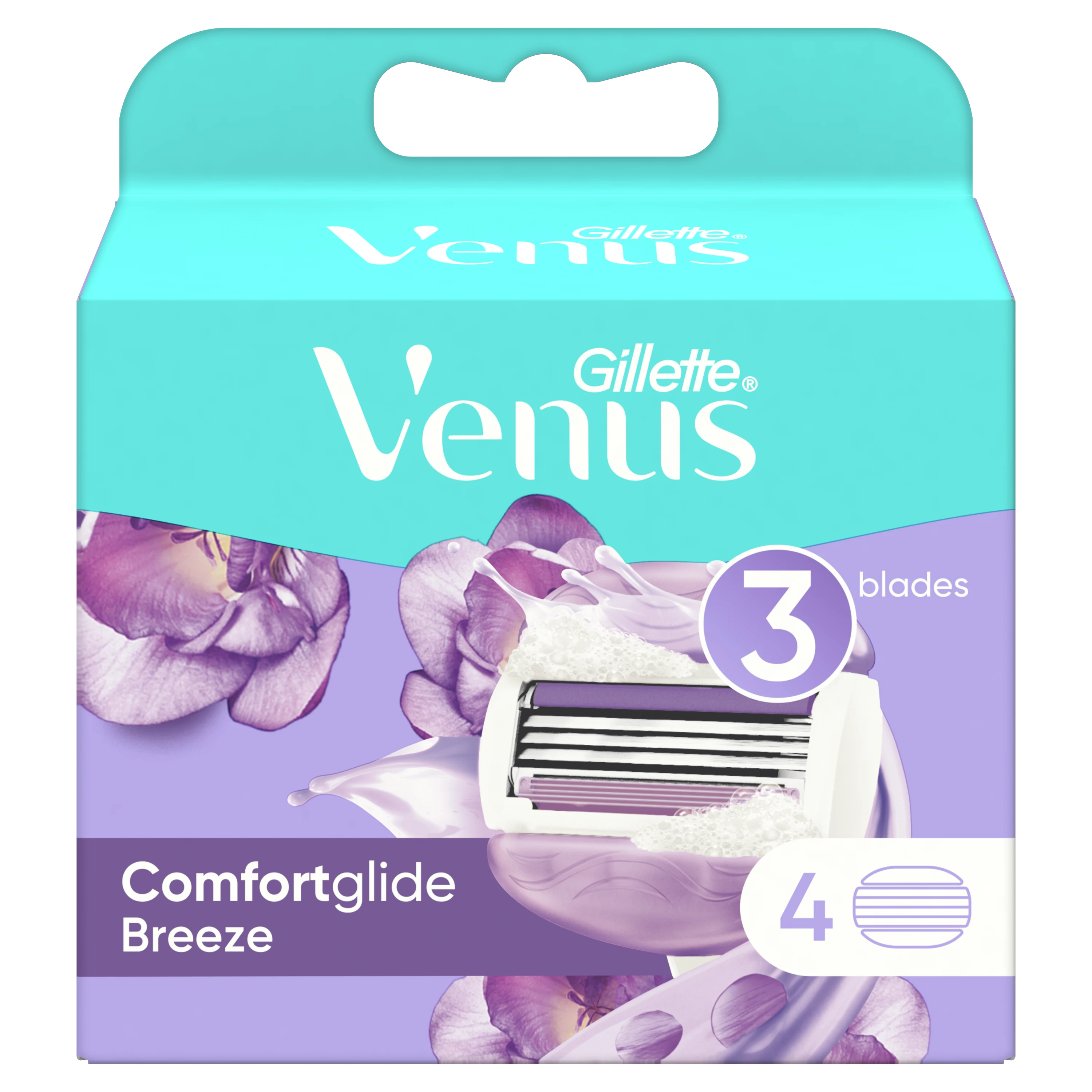 Gillette Skustuvo galvutės VENUS Breeze, 4 vnt.