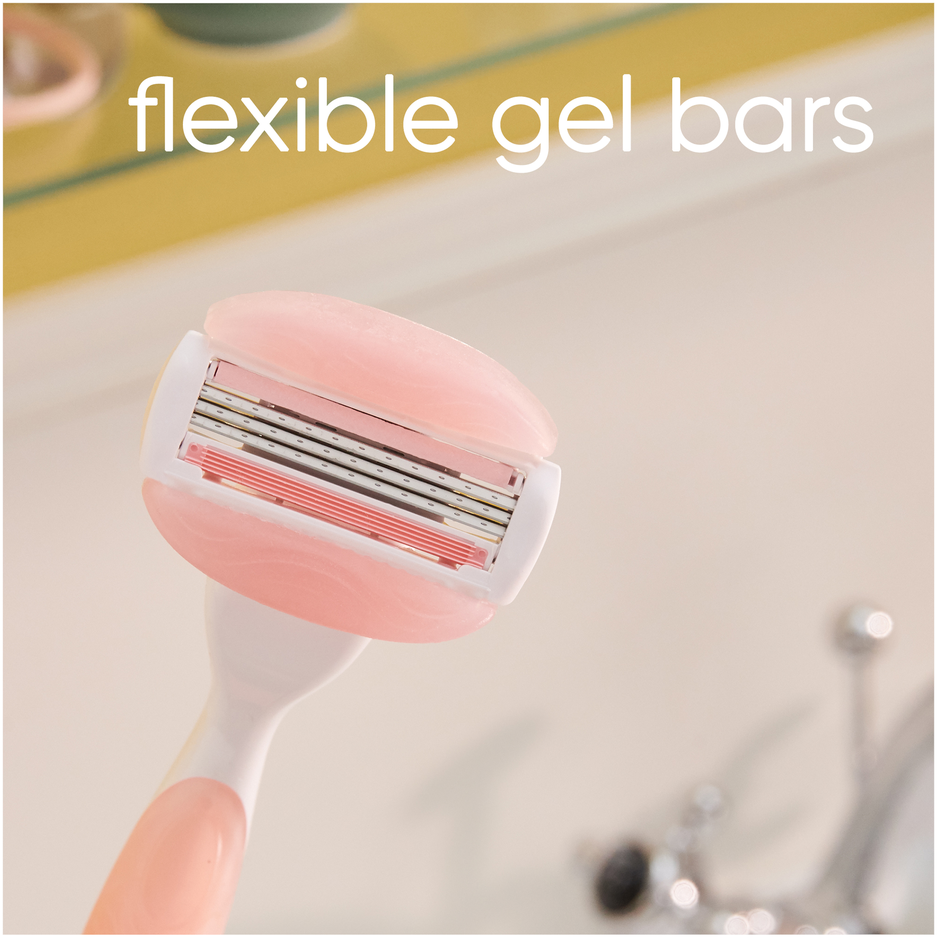 Gillette Venus ComfortGlide Spa Breeze Skustuvas + Galvutės 4 vnt
