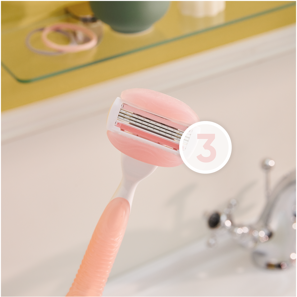 Gillette Venus ComfortGlide Spa Breeze Skustuvas + Galvutės 4 vnt