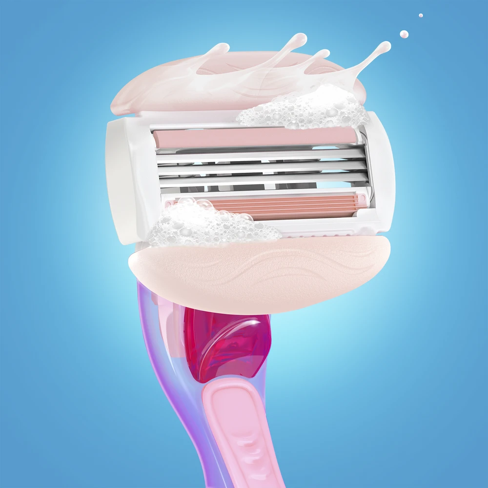 Gillette Venus ComfortGlide Spa Breeze Skustuvo Keičiamos Galvutės, 4 vnt