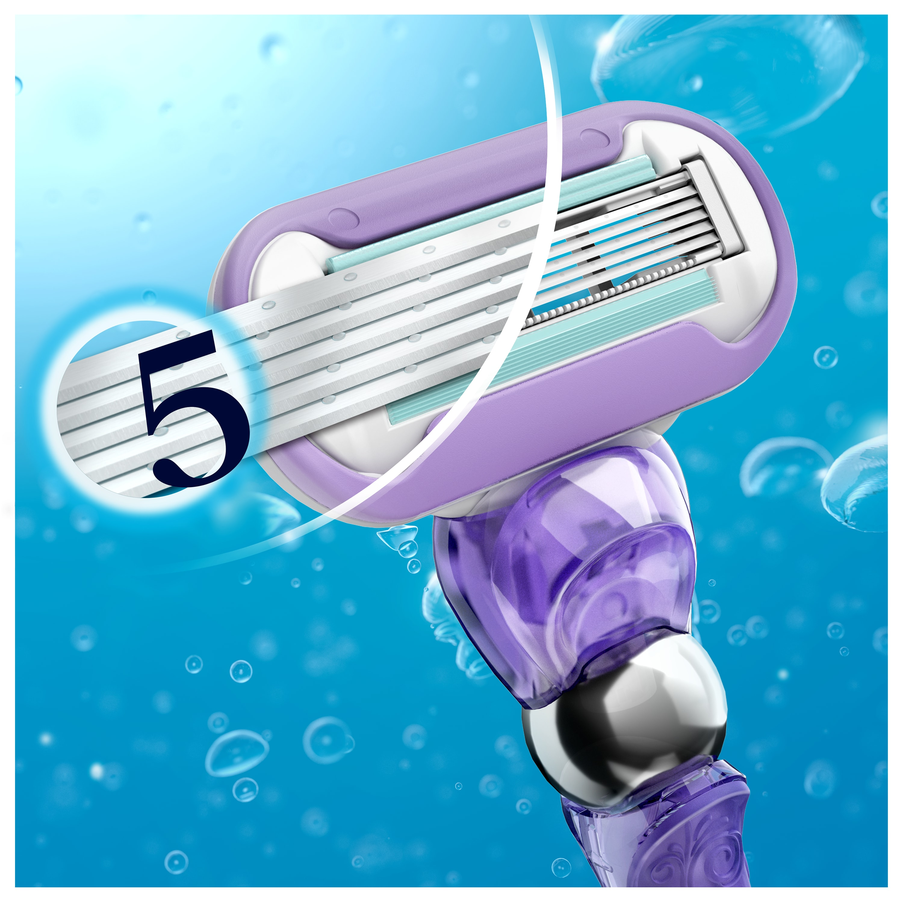 Gillette Skustuvo galvutės VENUS SWIRL, 4 vnt.