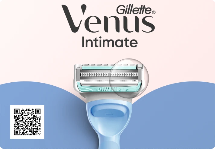 Gillette Venus Intimate Keičiamosios Skutimosi Galvutės, 10 vnt.