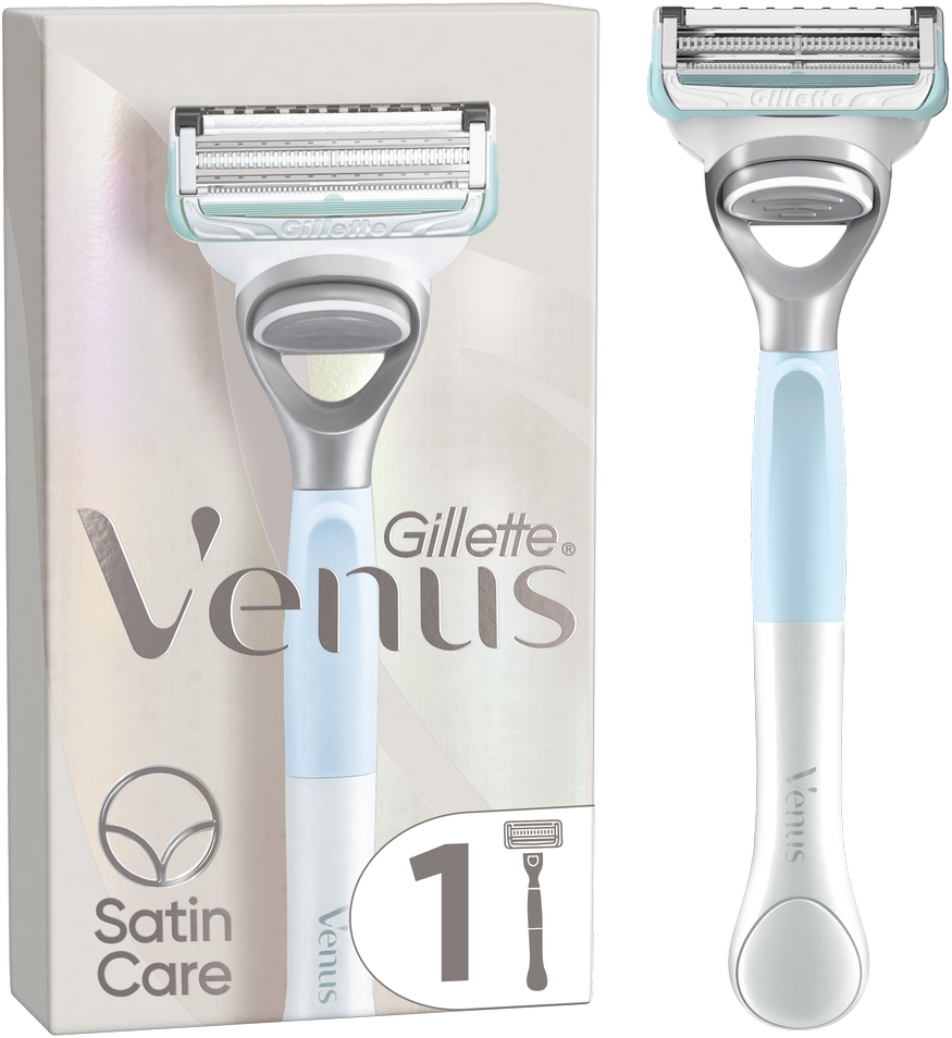 Gillette Venus Satin Care Skustuvas Gaktos Plaukams
