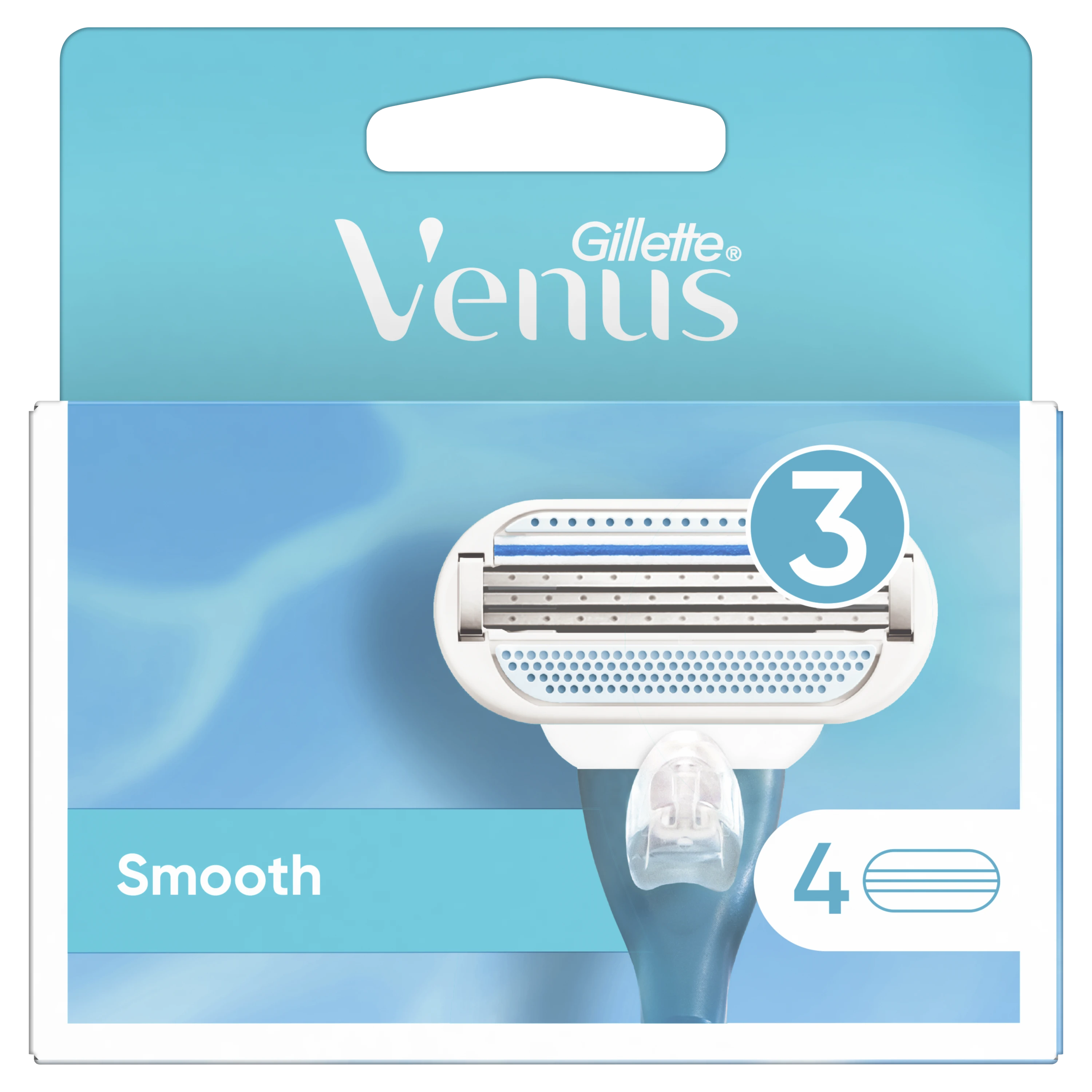 Gillette Skustuvo galvutės VENUS Smooth, 4 vnt.