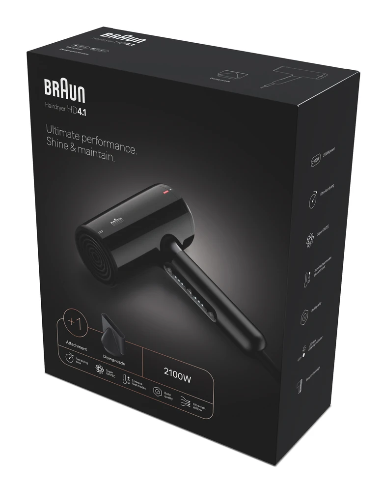 HD4.1 Braun Plaukų Džiovintuvas BRHD410E