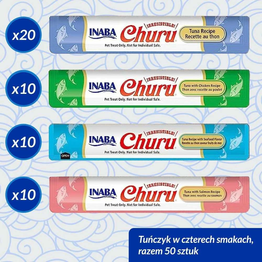 Inaba Foods Inaba Churu kačių skanėstas 50x14g (700g) Tuno veislės
