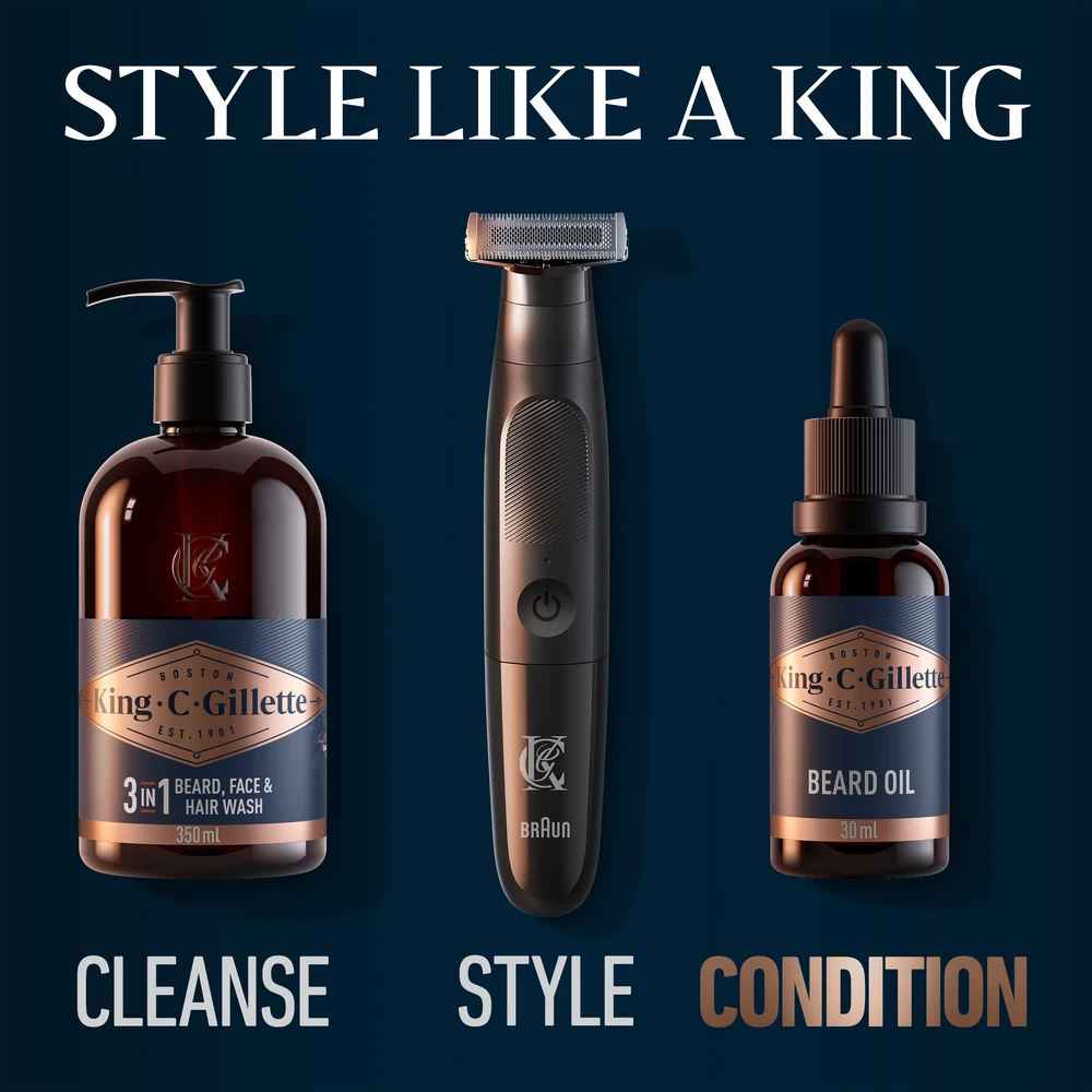 „Gillette King C. Perfect Beard Regen“ rinkinys barzdos plovimui