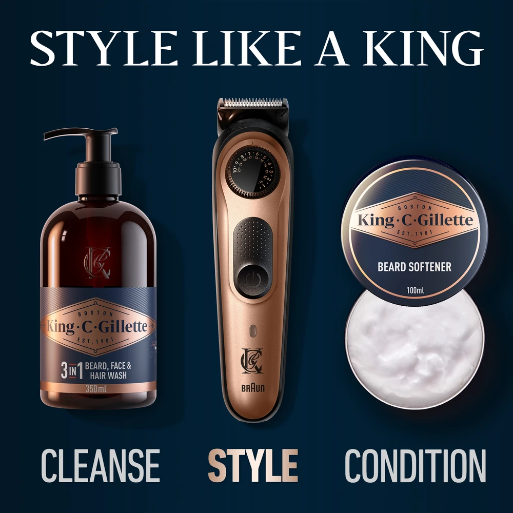King C. Gillette PRO Kūno Plaukų Kirpiklis Vyrams