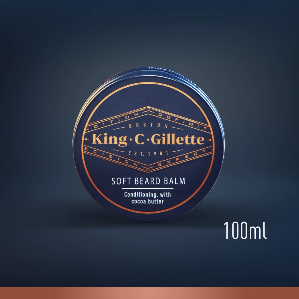 King C. Gillette Švelnus Barzdos Balzamas, 100 ml