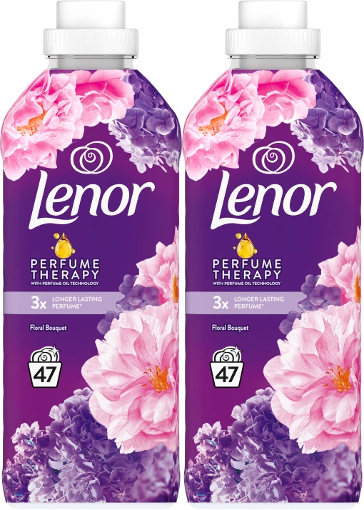 LENOR Audinių minkštiklis "Floral Bouquet" 2x987 ml (94 Skalbimai)