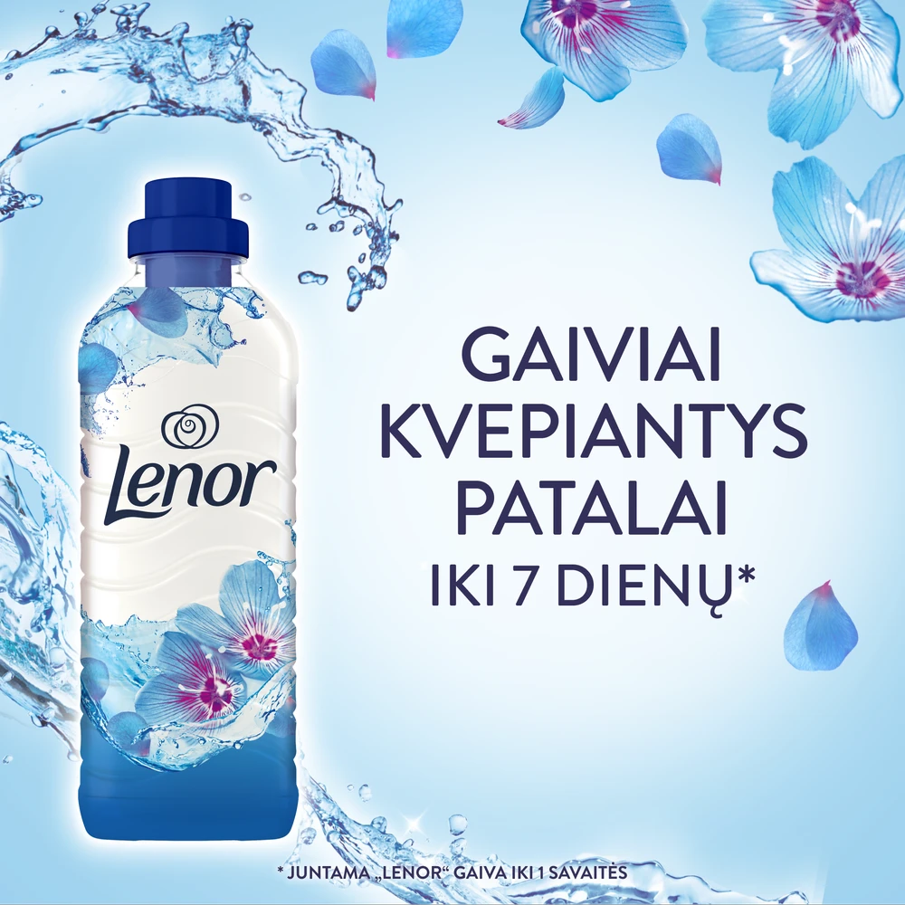 LENOR Audinių minkštiklis "Spring Awakening" 2x1.239 L (118 Skalbimų)